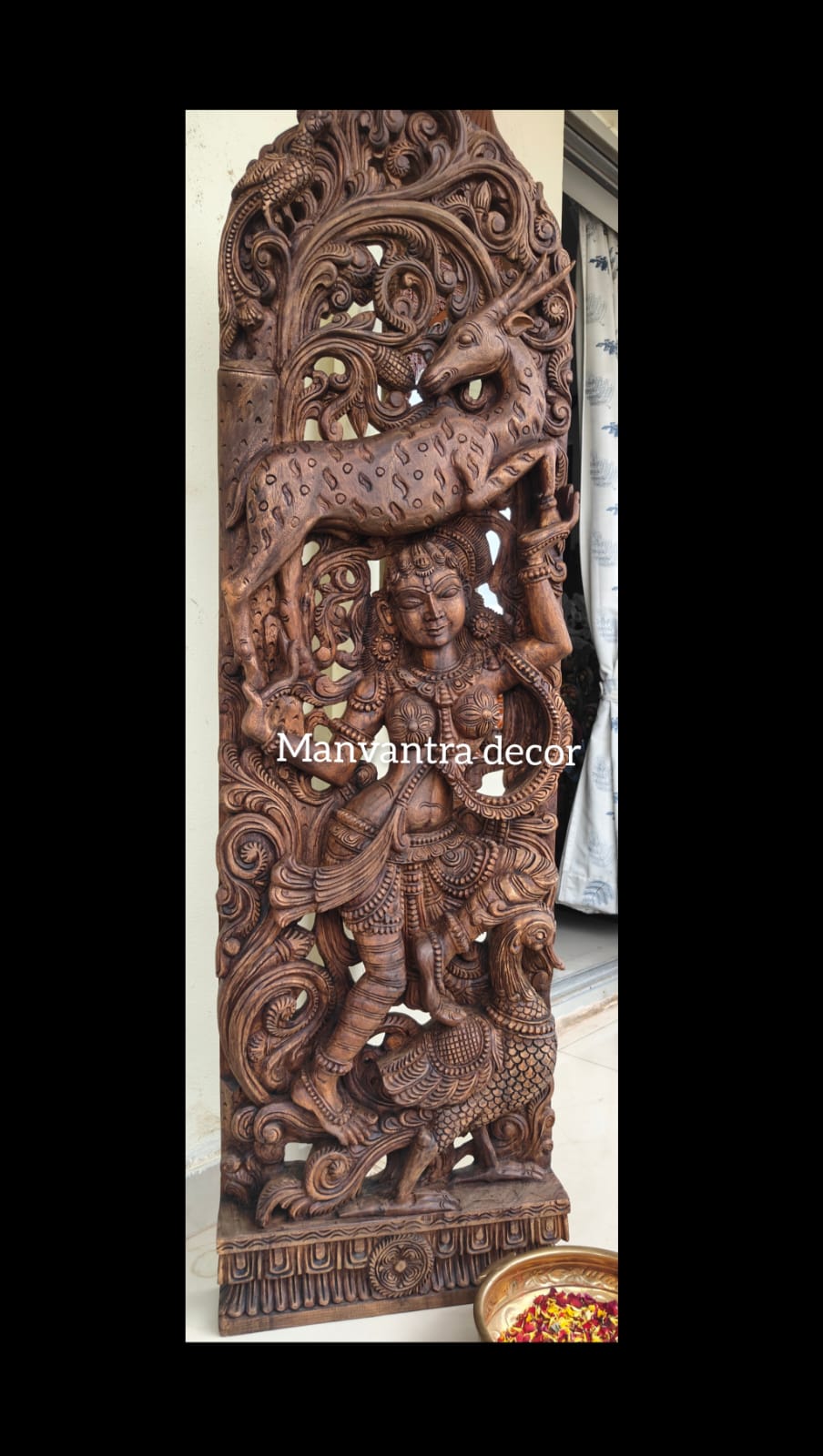 Apsara dancing lady panel