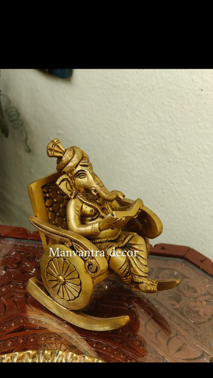 Chair Ganesha idol