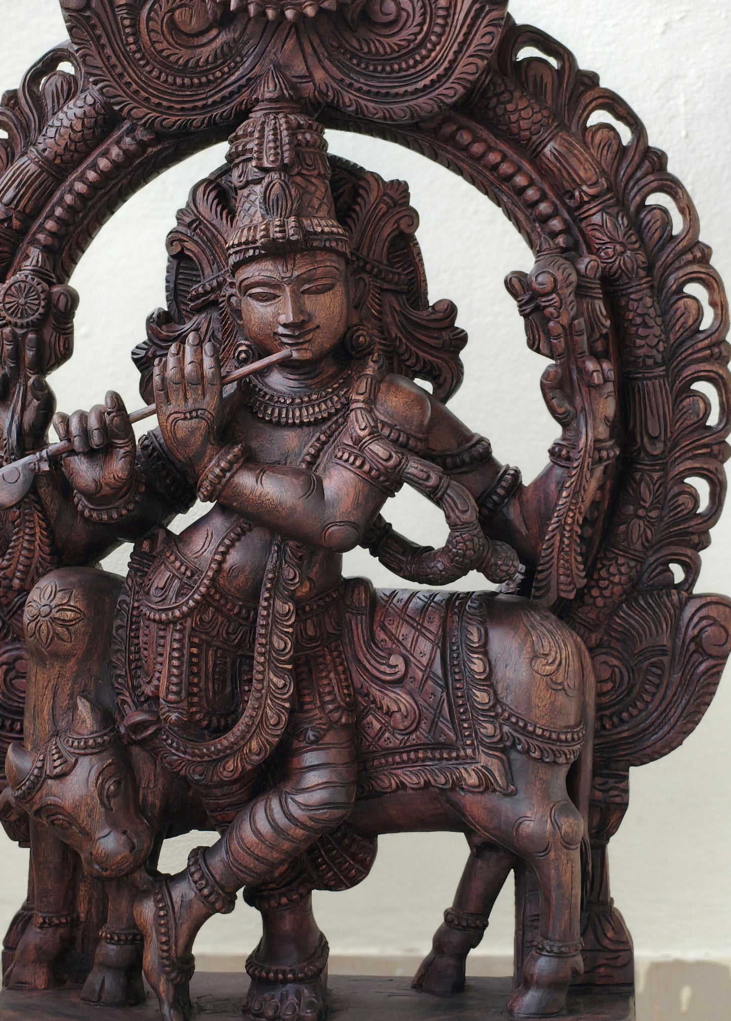 Cow krishna idol