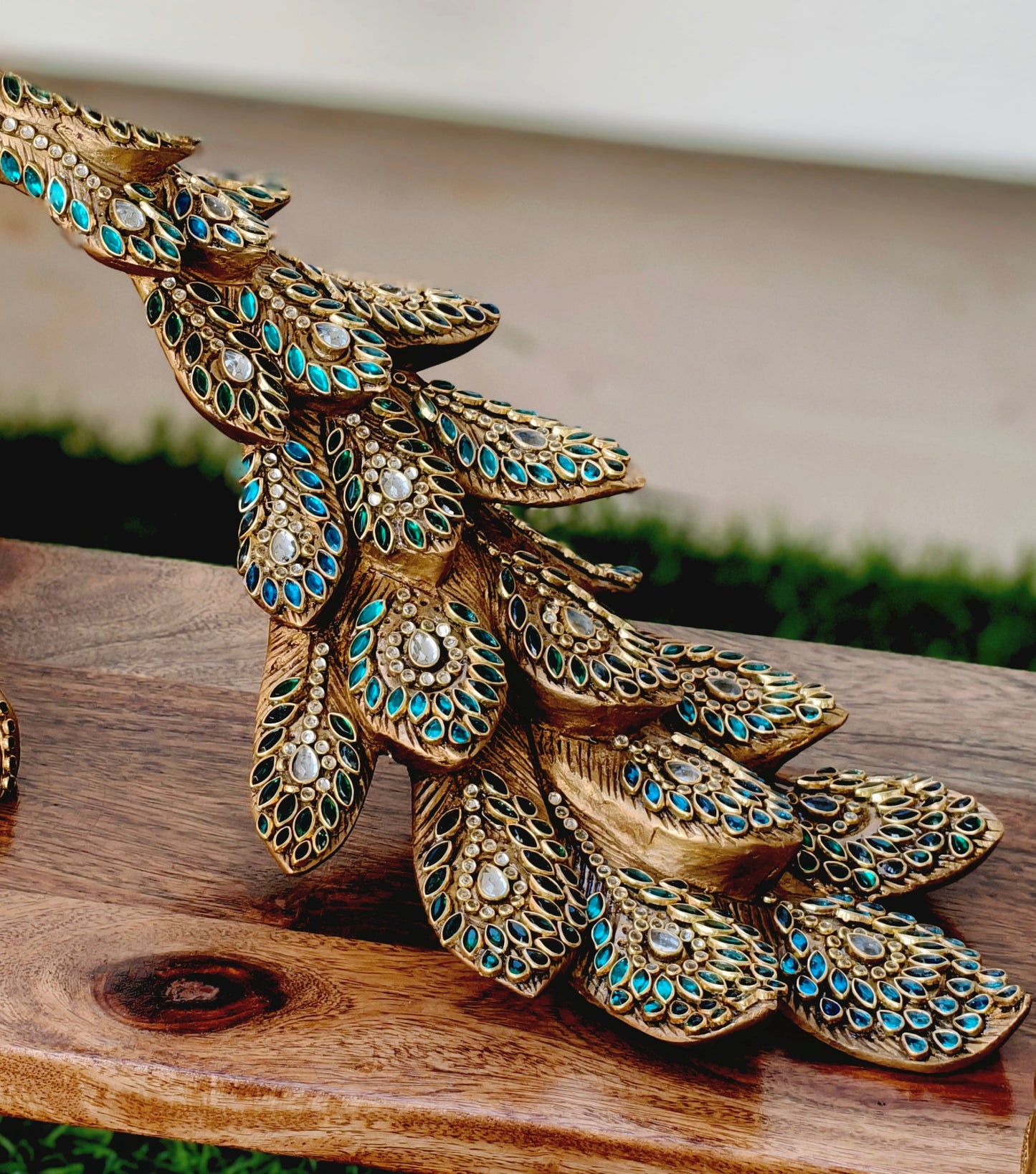 Peacock figurine