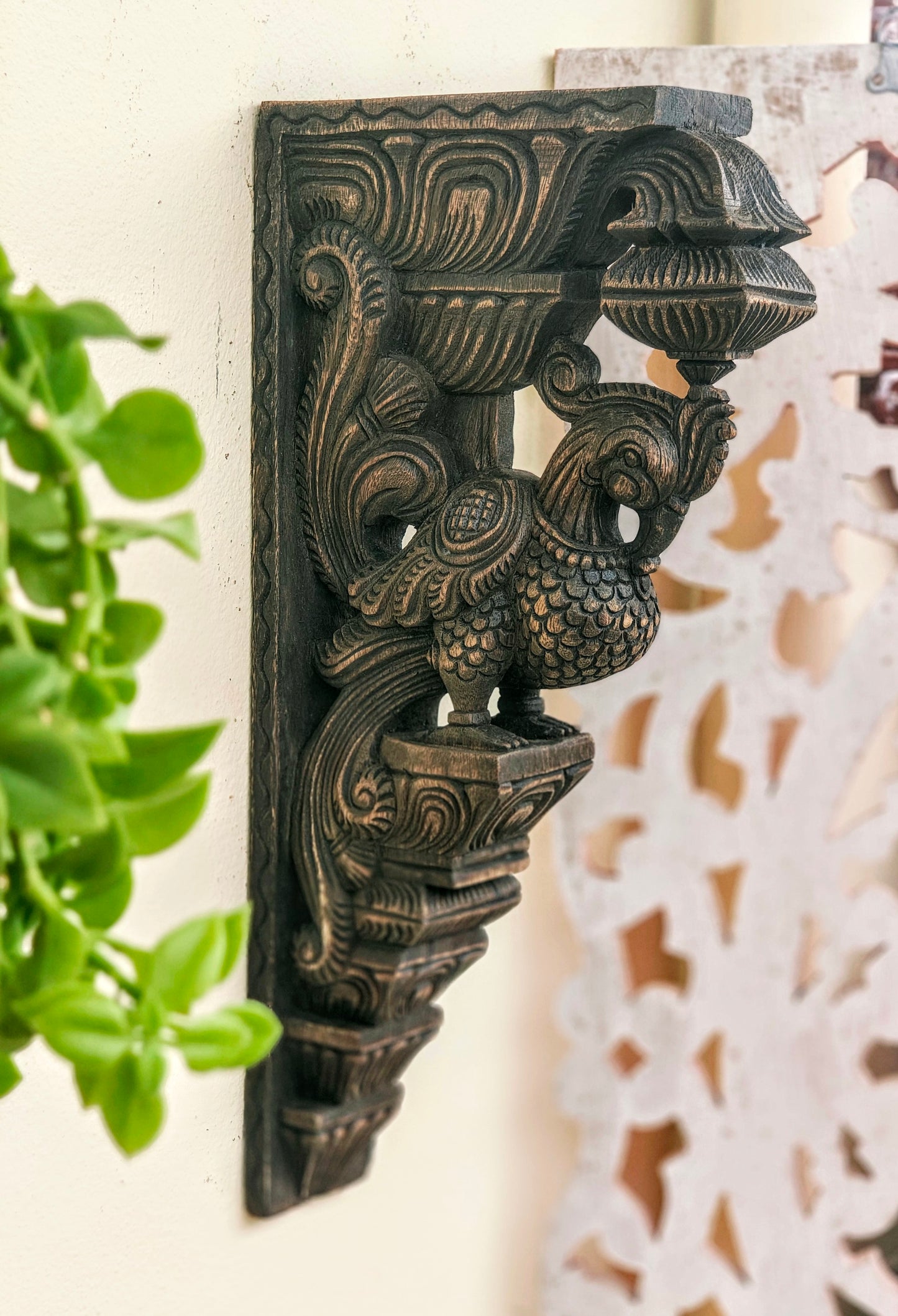 Peacock corbels