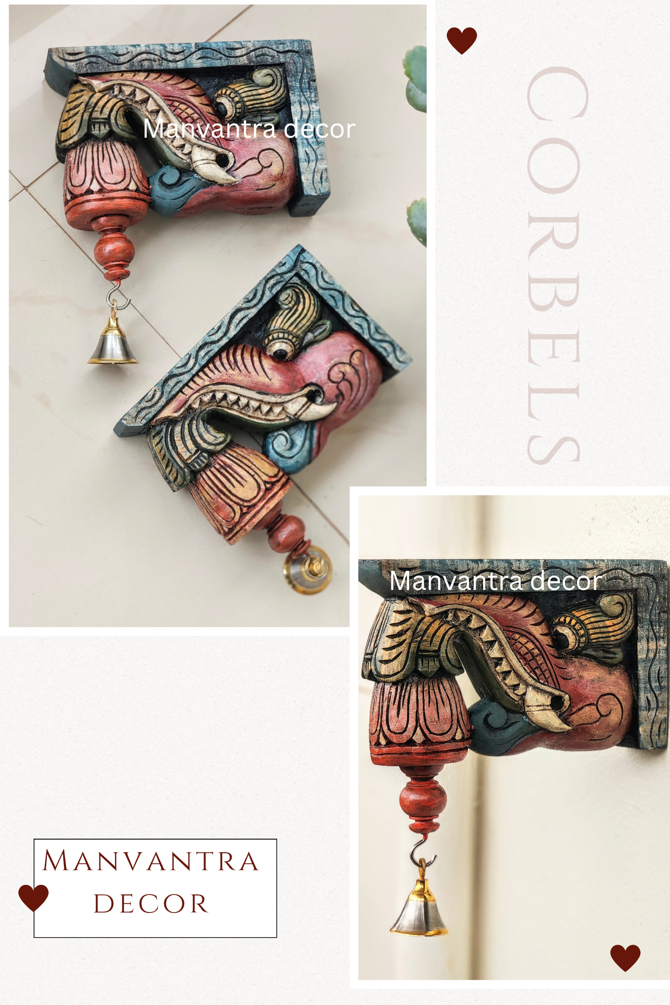 Corbels pair - yali design