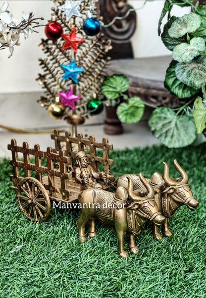 Brass Bullock cart