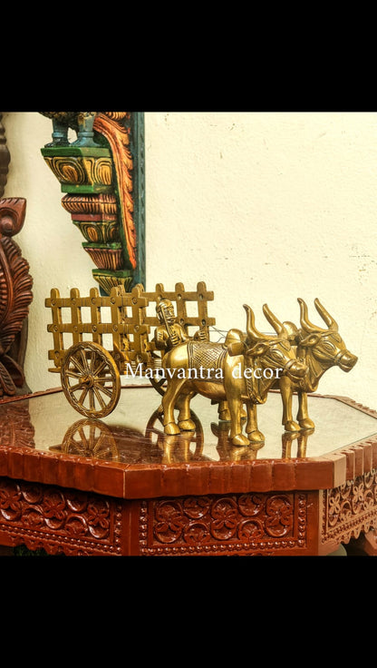 Brass Bullock cart