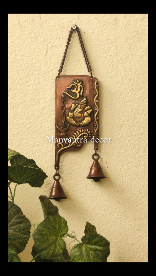 Ganesha: wall hang with bells