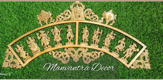 Dashavatar Arched Wall hanging
