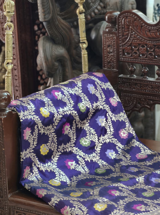 Pure Mulberry silk with pure zari completely hand woven