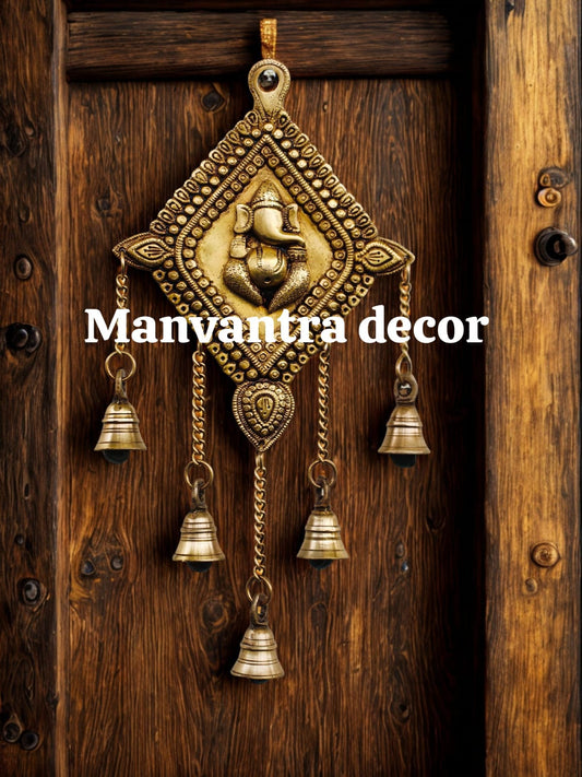Ganesha wall hang in pure brass