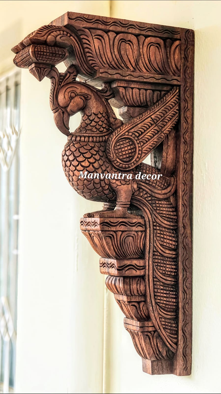 Parrot brackets/corbels (pair - 2 pieces)