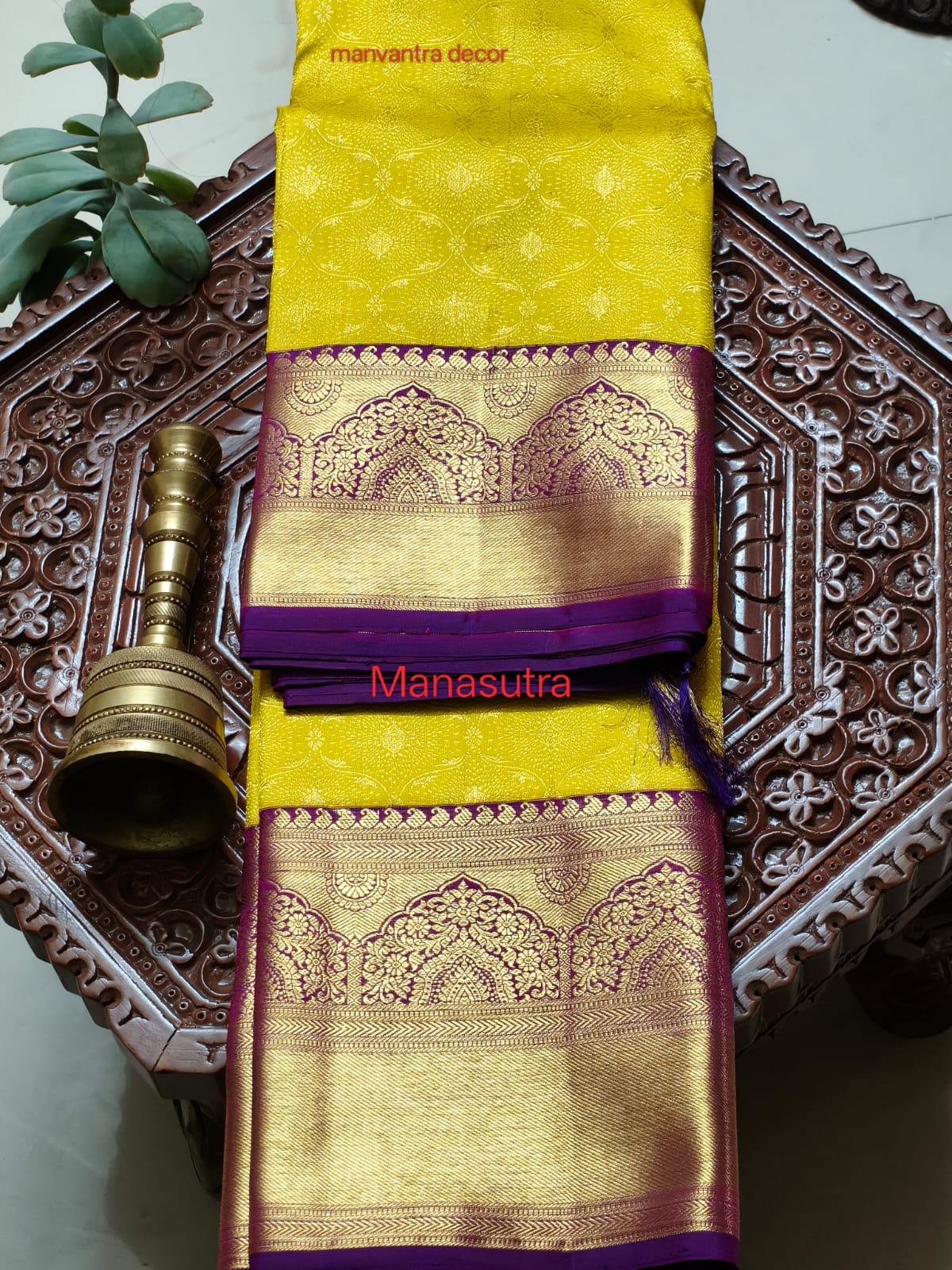 Pure Mulberry silk saree with pure zari