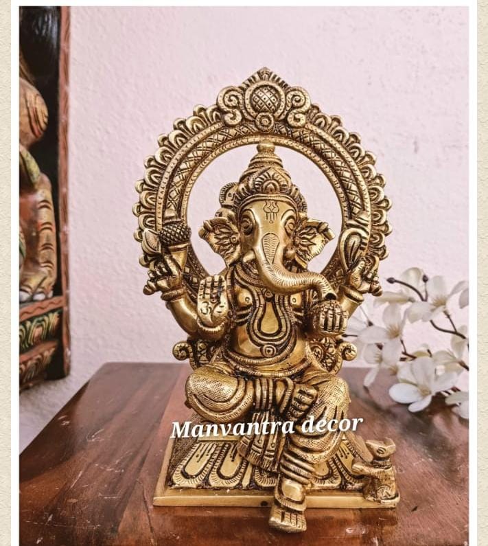 Ganesha idol in brass