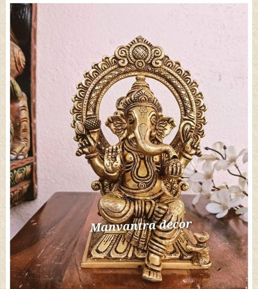 Ganesha idol in brass