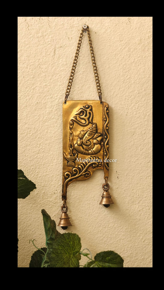 Ganesha: wall hanging with bells
