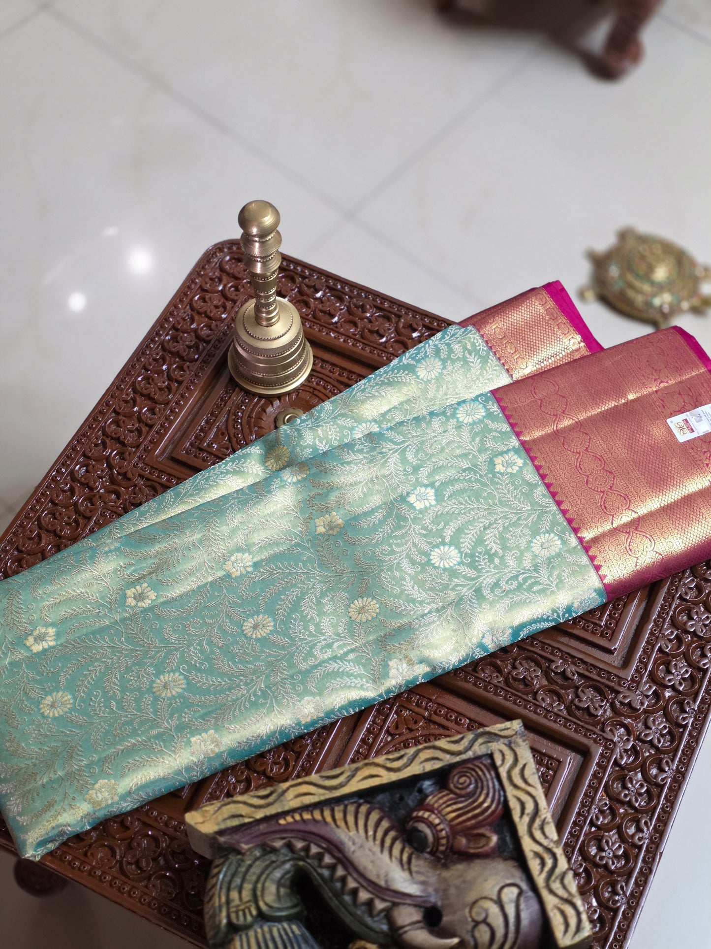 Pure Mulberry silk pure zari