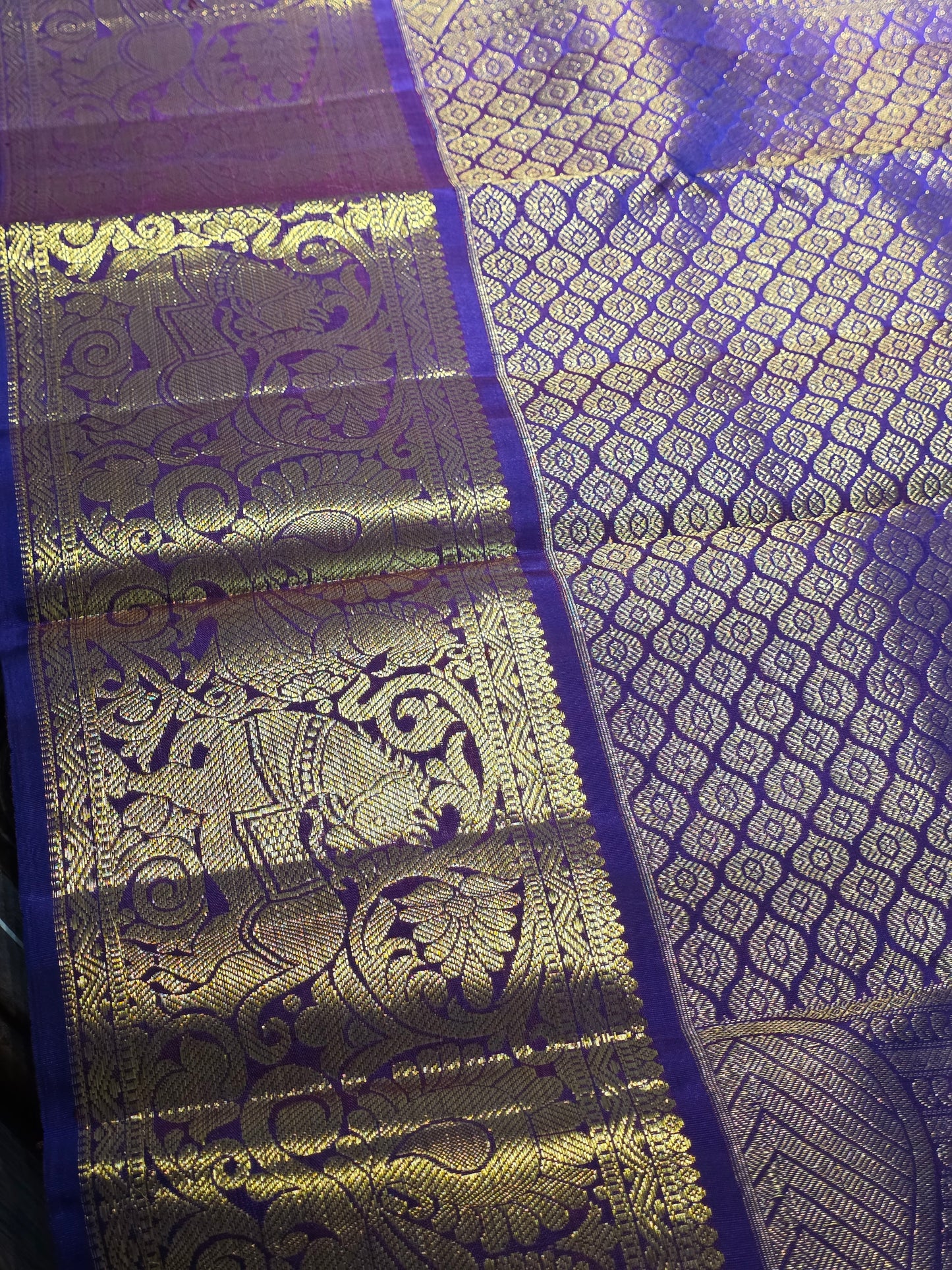 Pure 100% Mulberry silk saree with pure zari completely hand woven