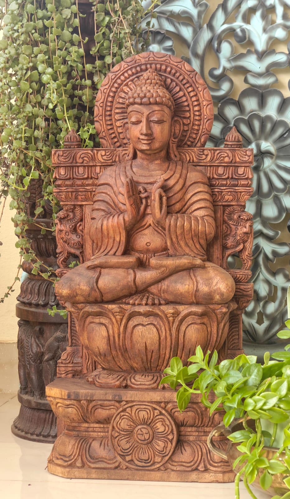 Dharamchakra mudra Buddha idol