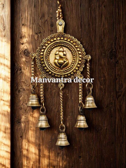 Ganesha wall hang in pure brass