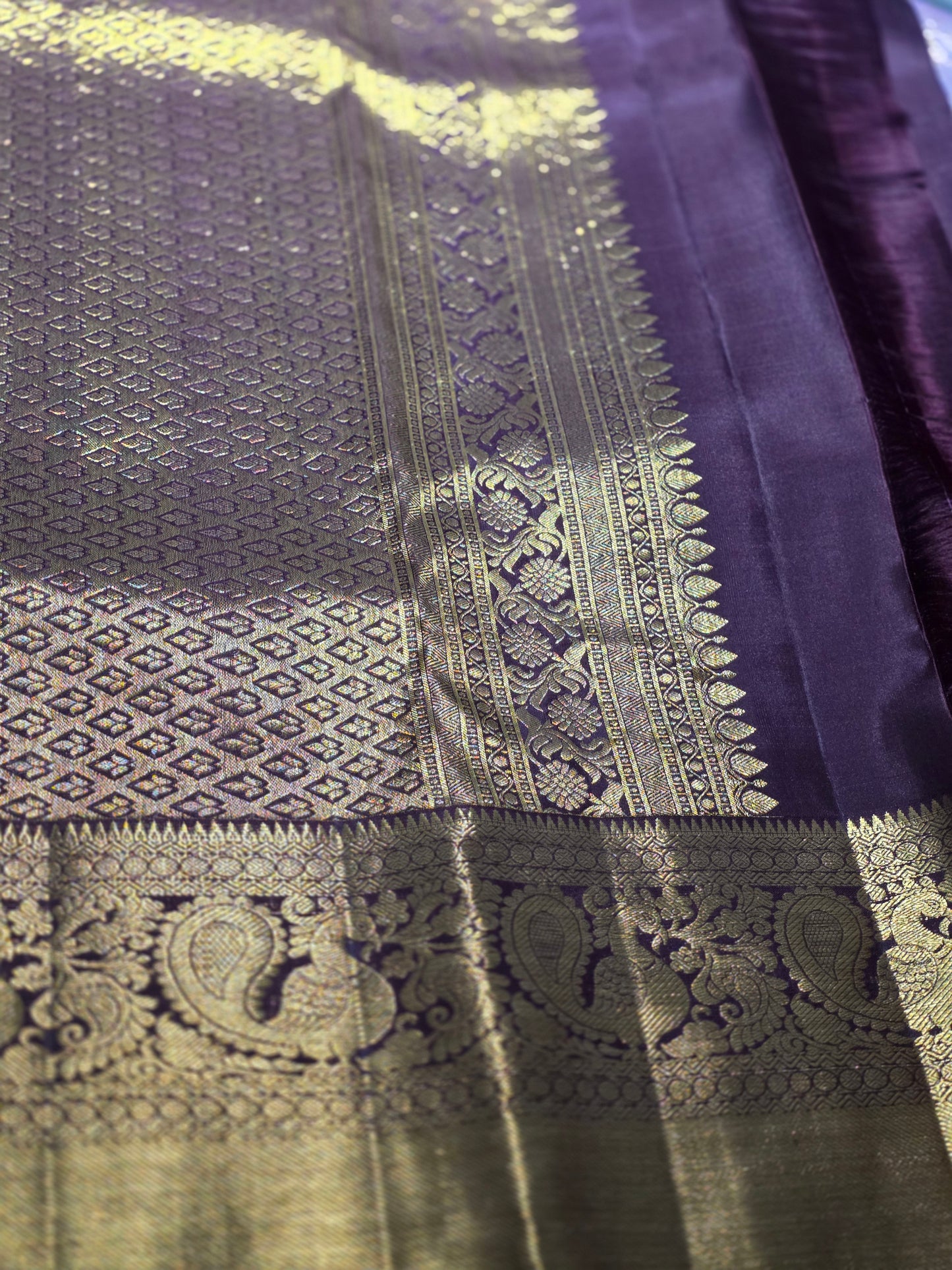 Pure Mulberry silk saree with pure zari