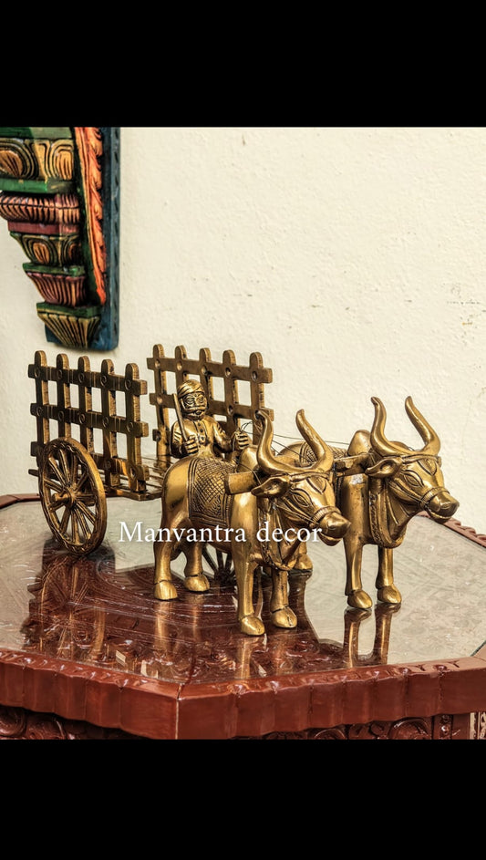 Brass Bullock cart