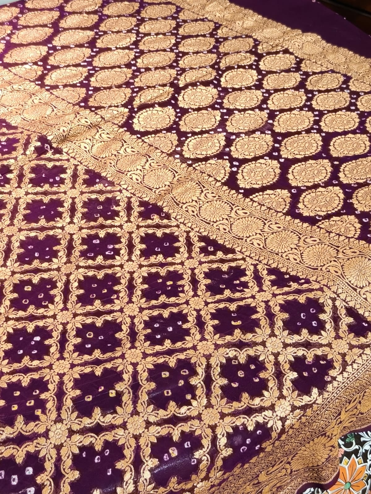 pure 100% mulberry silk fabric in sheer, and breathable lightweight  traditionally woven with pure zari