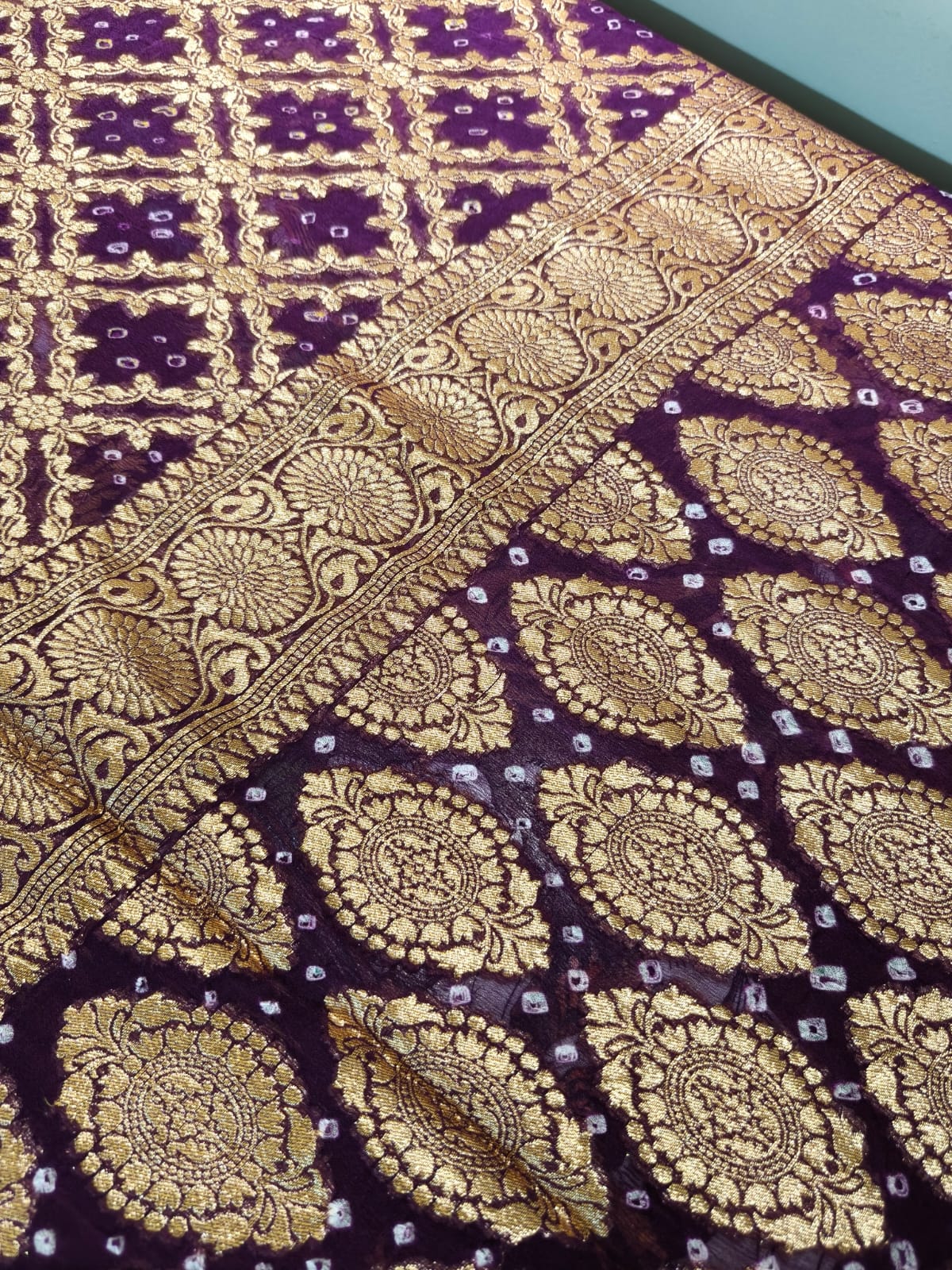 pure 100% mulberry silk fabric in sheer, and breathable lightweight  traditionally woven with pure zari