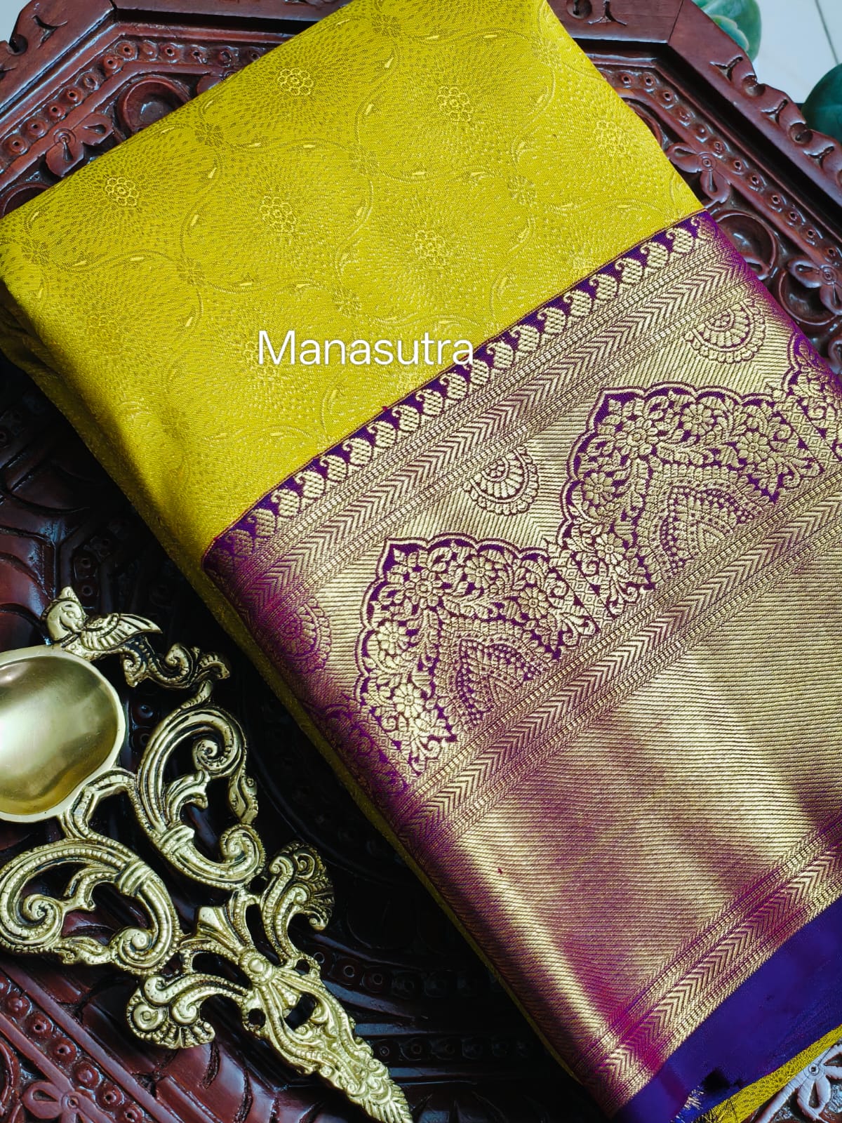 Pure Mulberry silk saree with pure zari