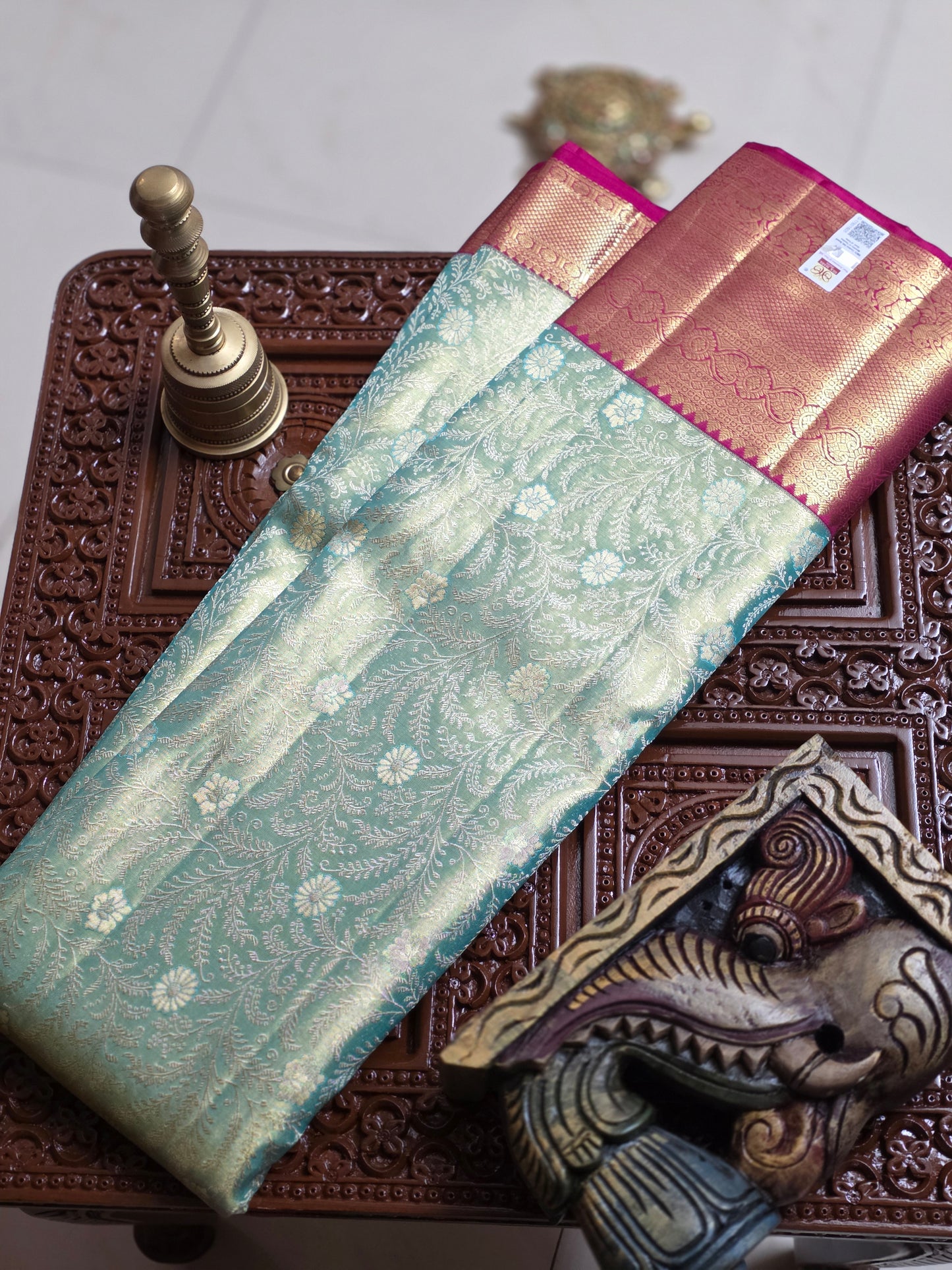 Pure Mulberry silk pure zari
