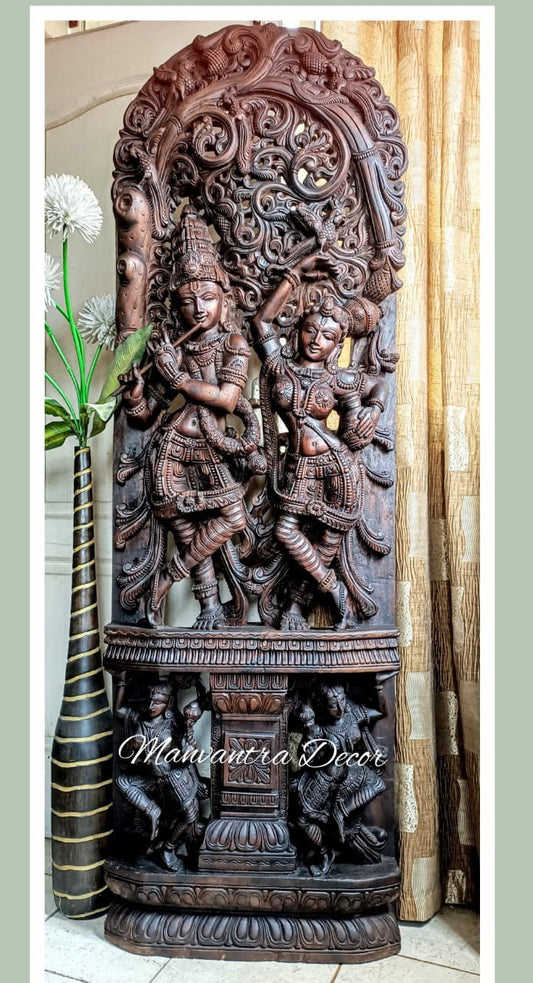 6 feet Radhakrishna wall panel